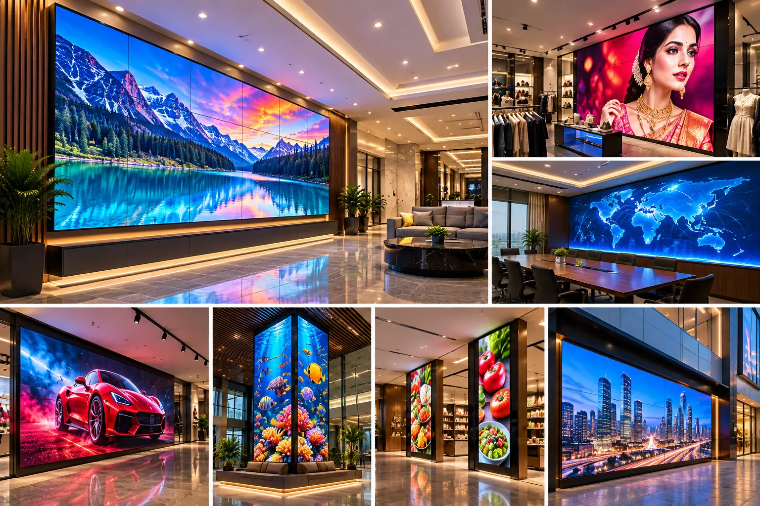 LED display walls