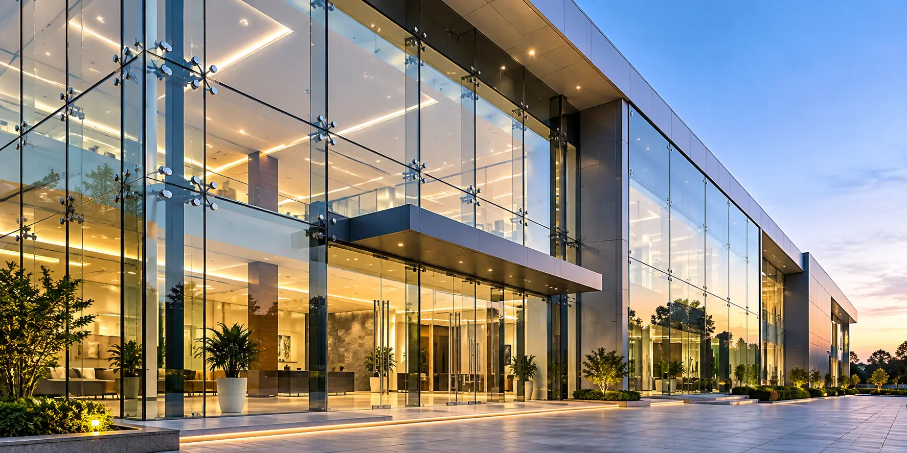 Structural glazing facade installation